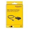 Čítačka smart kariet DeLOCK 91724 USB Type-A čierna