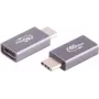 USB-C adaptér ShiverPeaks Pro 4.0 Metal, USB-C na USB-C, kovové puzdro