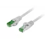 Patchcord cat.7 S/FTP LSZH CU 1m sivá fluke passed