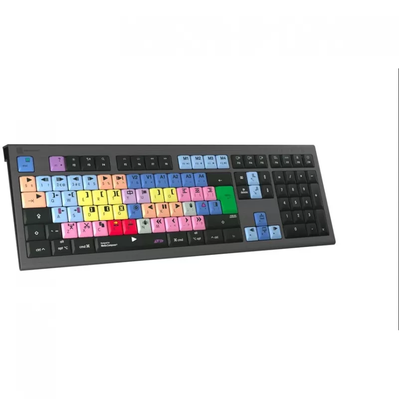 Logickeyboard LKB-MCOM4-A2M-UK klávesnica USB QWERTY anglická čierna (LKB-MCOM4-A2M-UK)