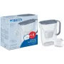 Kanvica na filtráciu vody BRITA Style Essential grafitová so 4 filtrami MAXTRA Pro, 2,4 l nádrž, 1,4 l prefiltrované