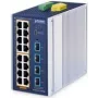 Managed Ethernet switch PLANET priemyselný L2+ 16-portový 10/100/1000T PoE 4-portový 10G SFP+