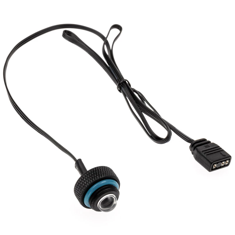 XSPC ARGB LED záslepka, G1/4, 5V 3Pin - čierna