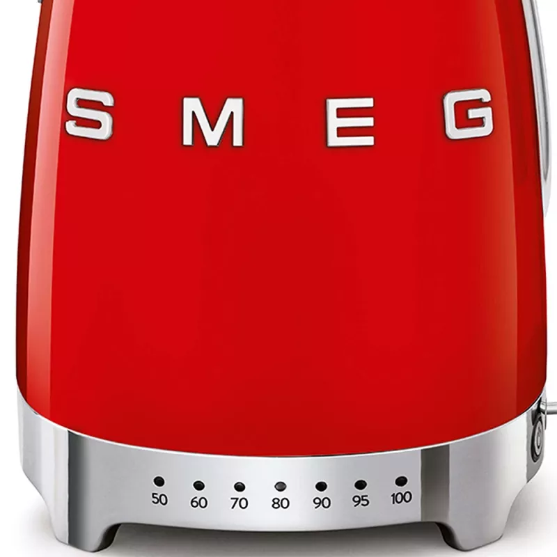 Rýchlovarná kanvica Smeg 1,7L 2400W červená