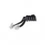 S/CONN 4m RJ10 čierny transparentný TC 70135 68002 ShiverPeaks