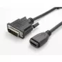 Káblový adaptér DVI M - HDMI F VALUE 12.99.3116 čierny