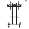 Maclean MC-739 profesionálny TV vozík na kolieskach, 32-65 palcov (165,1 cm), max. 40 kg, VESA do 400x600, čierny
