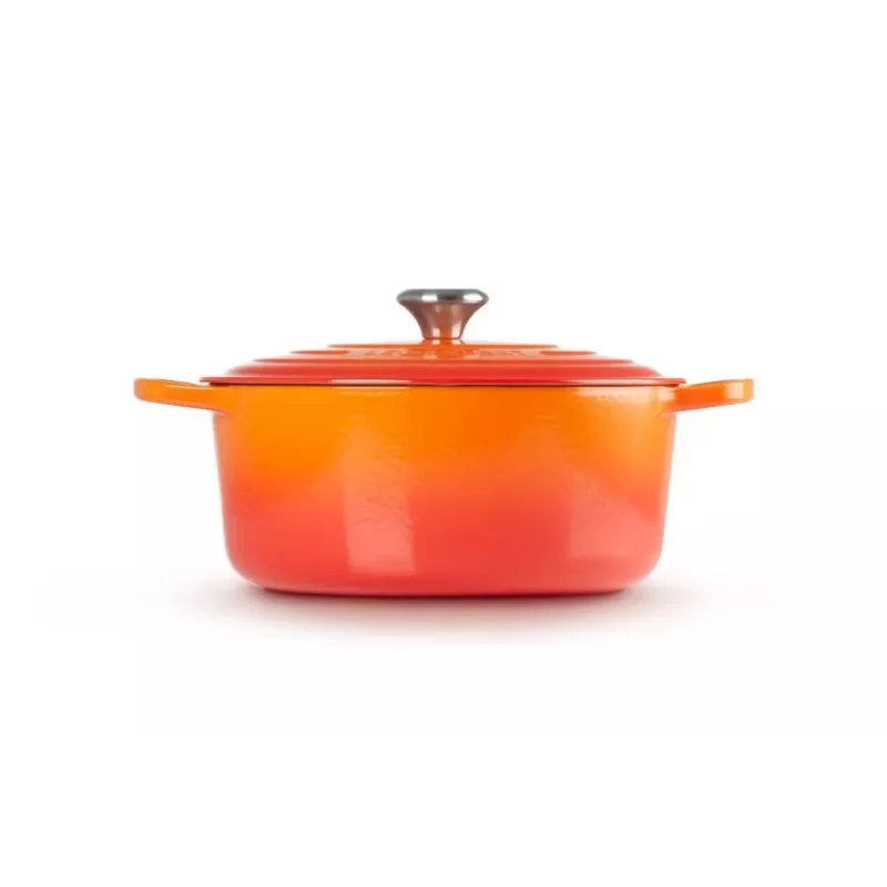 Le Creuset 21177280902430 6,7 L okrúhly hrniec oranžová, červená