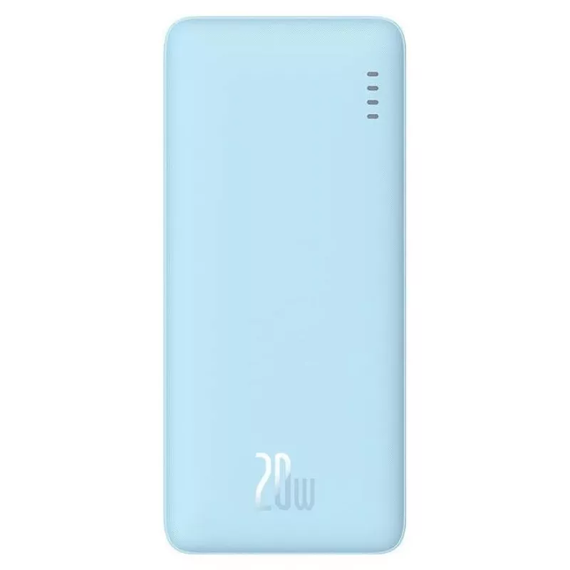 Prenosná powerbank Baseus Airpow 10000 mAh, 20W, LiPo, USB-C + USB-A, modrá