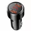 Baseus Magic CCMLC20A-01 autonabíjačka, 2x USB-A QC 3.0, 45 W, 6 A, displej napätia, čierna