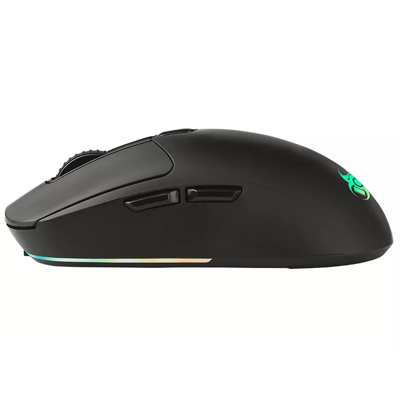 Tracer GameZone Thor RGB bezdrôtová herná myš, 2,4 GHz + Bluetooth, 10000 DPI, čierna