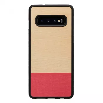 Puzdro na smartphone man and wood pre Galaxy S10 — miss match čierna