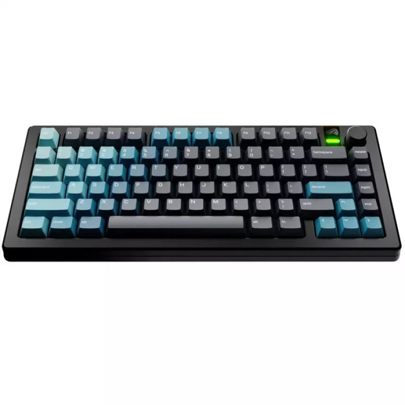 Keycaps GLORIOUS GPBT Gradient Celestial Ice – ANSI rozloženie, PBT farbosublimačná sada keycaps