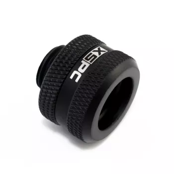 XSPC konektor G1/4 na 14 mm Hardtube, čierny matný - 8 kusov