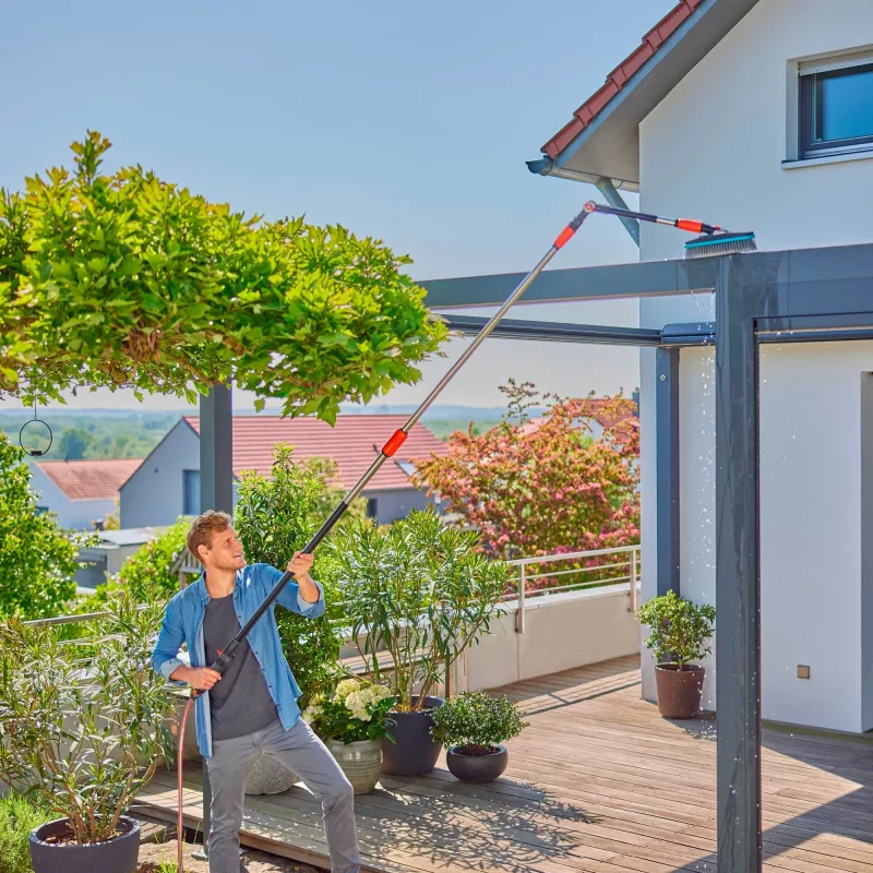 Teleskopická násada Gardena Cleansystem M-XL, 155–260 cm