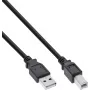 InLine USB 2.0 kábel A na B, čierny, hromadné balenie 70 kusov (B-34502X)