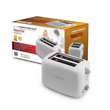 Esperanza EKT002 Caprese 2 plátky 600 W biela