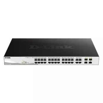 D-Link DGS-1210-28MP/E sieťový switch Managed L2 Gigabit Ethernet (10/100/1000) Power over Ethernet (PoE) 1U čierna, sivá