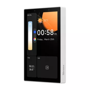 Inteligentný ovládací panel Sonoff NSPanel Pro – Wi-Fi, Bluetooth, Zigbee, nástenné rozhranie pre smart home
