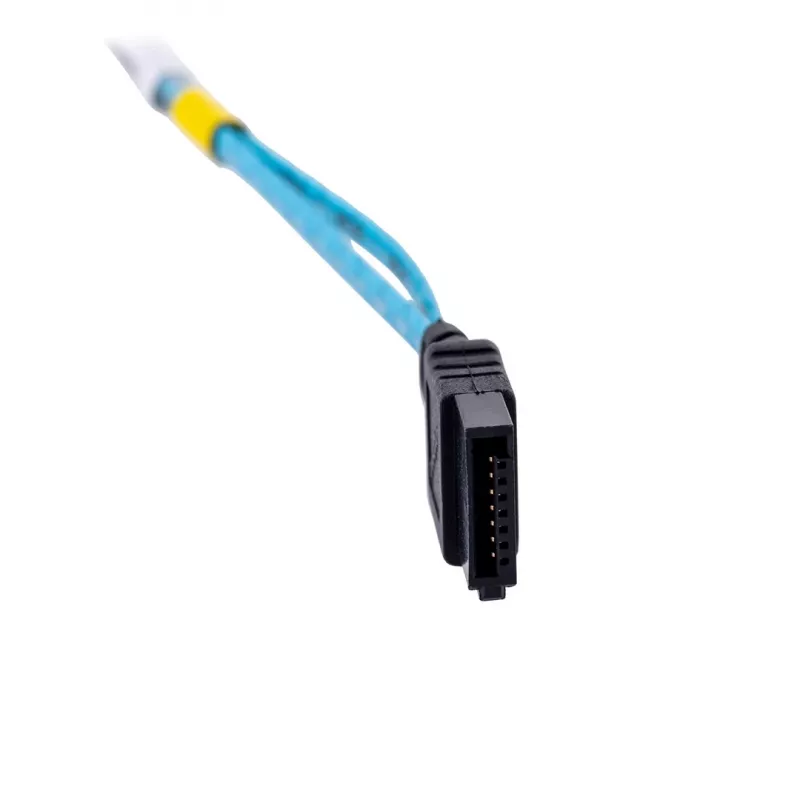 SATA kábel Supermicro CBL-0186L 4x okrúhly 0,56 m, SATA I, rovný konektor samec–konektor samec, čierny/modrý/biely