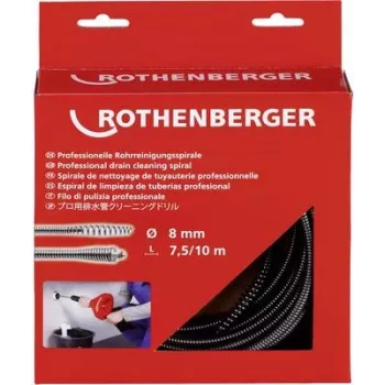 Čistiaca špirála na potrubie Rothenberger 72412 — dĺžka 7,5 m, priemer 8 mm