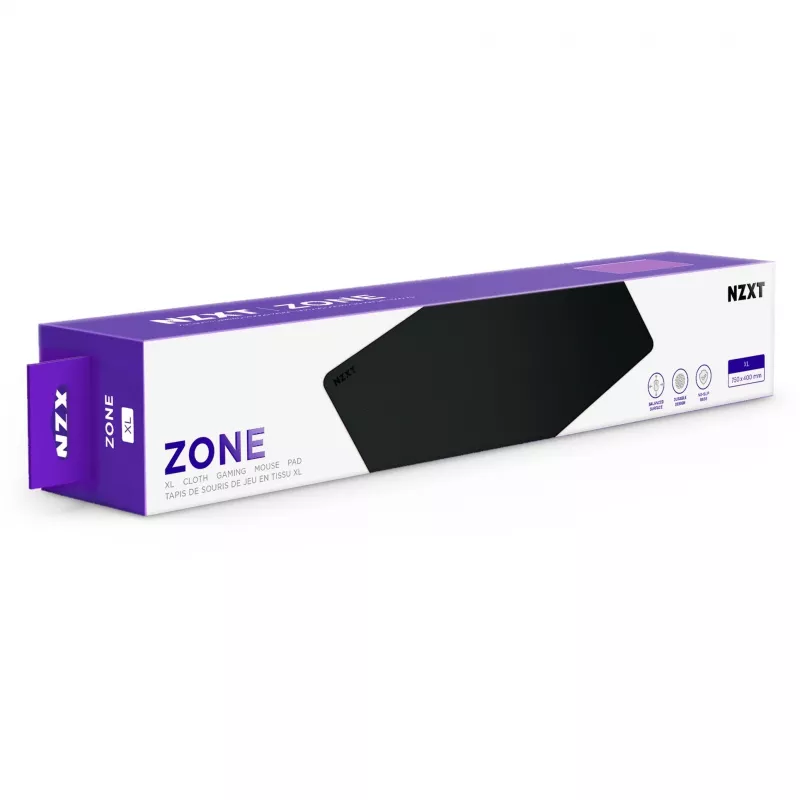 Podložka pod myš NZXT Zone Mouse Pad XL 750x400mm čierna MM-XLGSP-BK retail