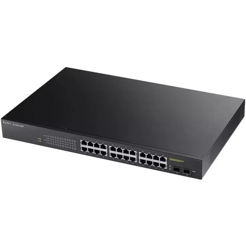 Zyxel GS1900-24HP managed Gigabit Ethernet (10/100/1000) 1U čierny