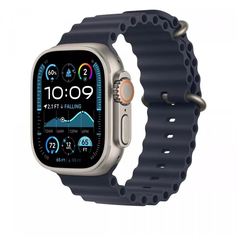 Remienok Apple 49mm Navy Ocean Band predĺženie Natural Titanium Finish