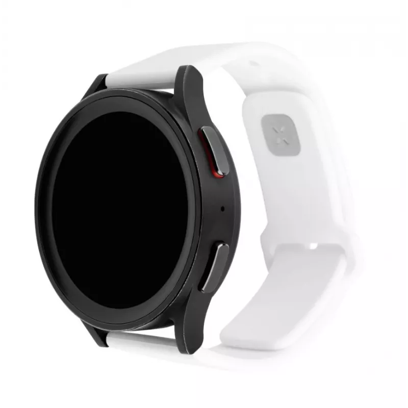Fixed | Sporty Strap set s rýchloupínaním 22 mm pre smartwatch | 160-235 mm | biely | silikón