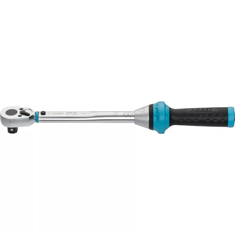 HAZET 5120-3CT - klikový momentový kľúč - mechanický - 1/4 - 1 - 9 Nm - 4% - čierny/modrý (5120-3CT)