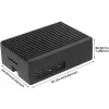 INTER-TECH skriňa pre Raspberry Pi 5 — ODS-739 kompaktný dizajn
