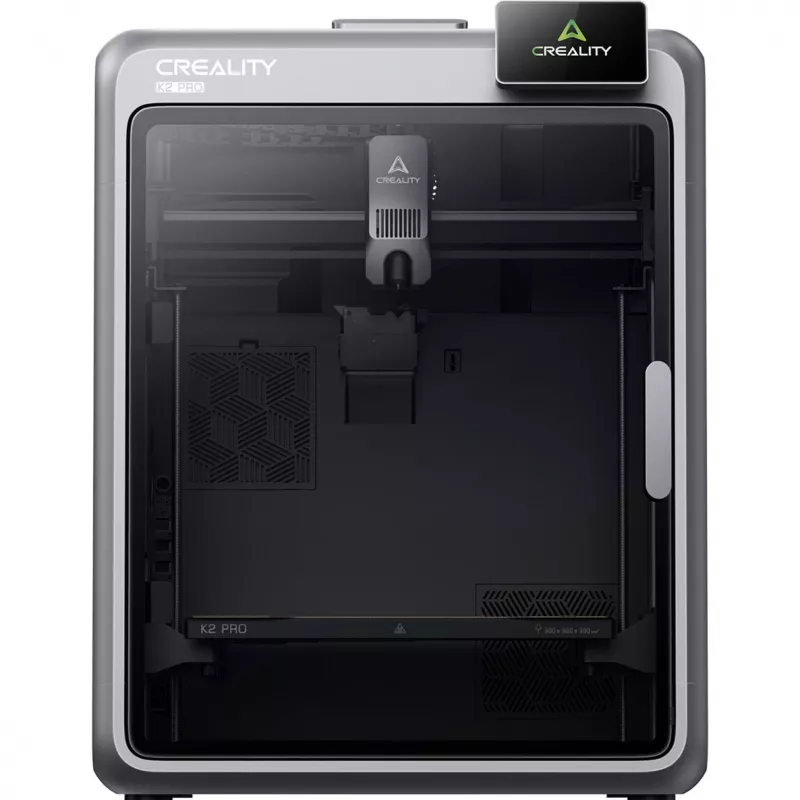 3D tlačiareň Creality K2 Pro — pracovný priestor 300×300×400 mm, duálna os Z