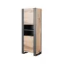 WOOD regál 65x40x170,5 wotanský dub + antracit