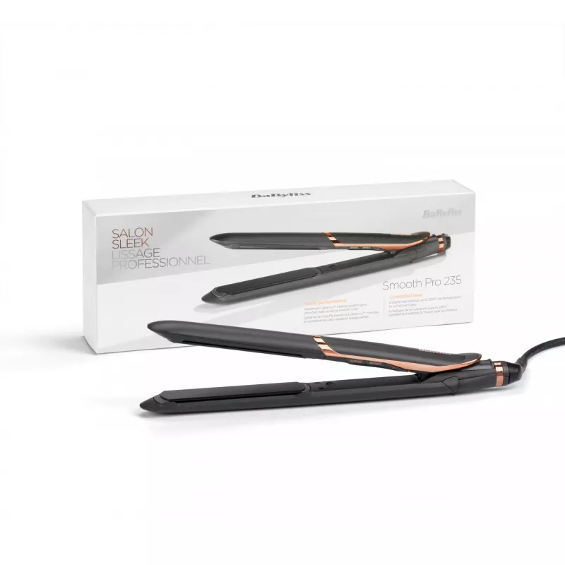 BaByliss ST394E nástroj na úpravu vlasov žehlička na vlasy teplá čierna 42 W 3 m