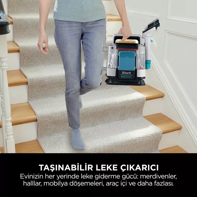 Sharkclean PX200EUT čistič kobercov ručný hĺbkové/priebežné čistenie biela