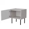 Nočný stolík Cama LUCCA, cama meble, 47x40x52 cm, cashmere, MDF/drevotrieska, sada 2 ks