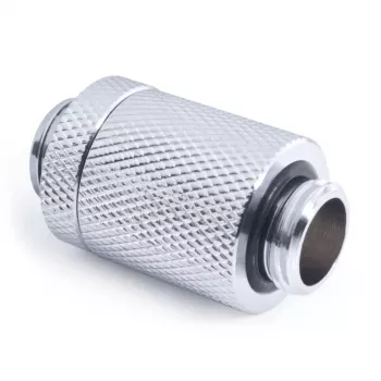 Alphacool ES D-Plug 25,5 mm G1/4 vonkajší závit na G1/4 vonkajší závit, chróm