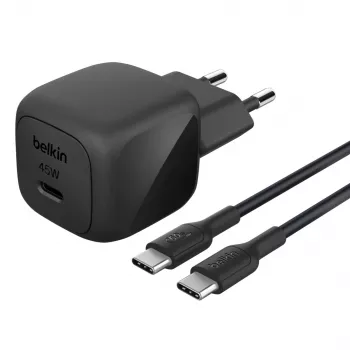 USB-C nabíjačka Belkin BOOSTCHARGE 45W PD PPS – kompaktný 45W USB-C PD PPS napájací zdroj