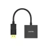 UNITEK Y-5118E adaptér DisplayPort na VGA čierny konektor samec