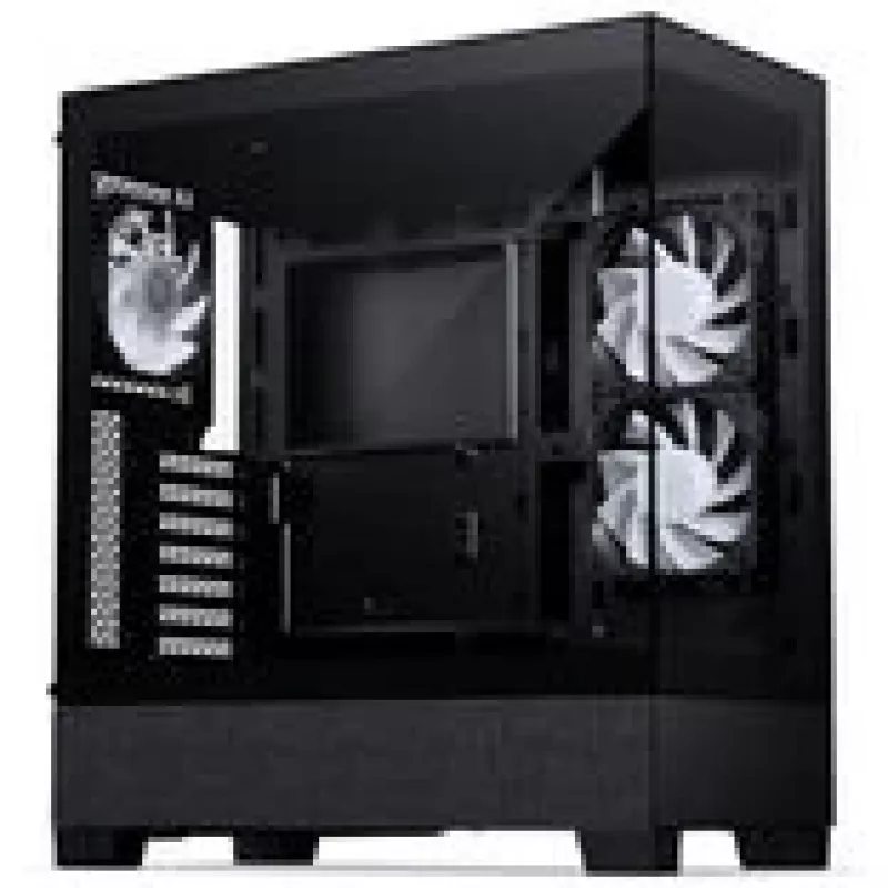 PHANTEKS XT View Matrix PC skriňa, Midi-Tower, E-ATX, temperované sklo, Matrix LED - čierna (PH-XT523VM1_DBK01)