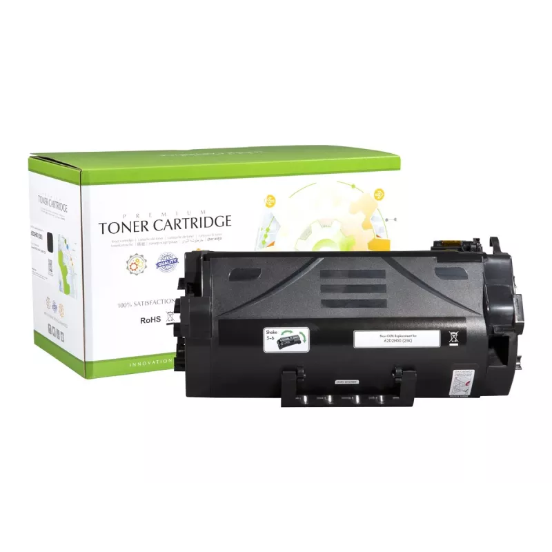 STATIC toner kompatibilný s Lexmark 62D2H00 čierny kompatibilný 25 000 strán