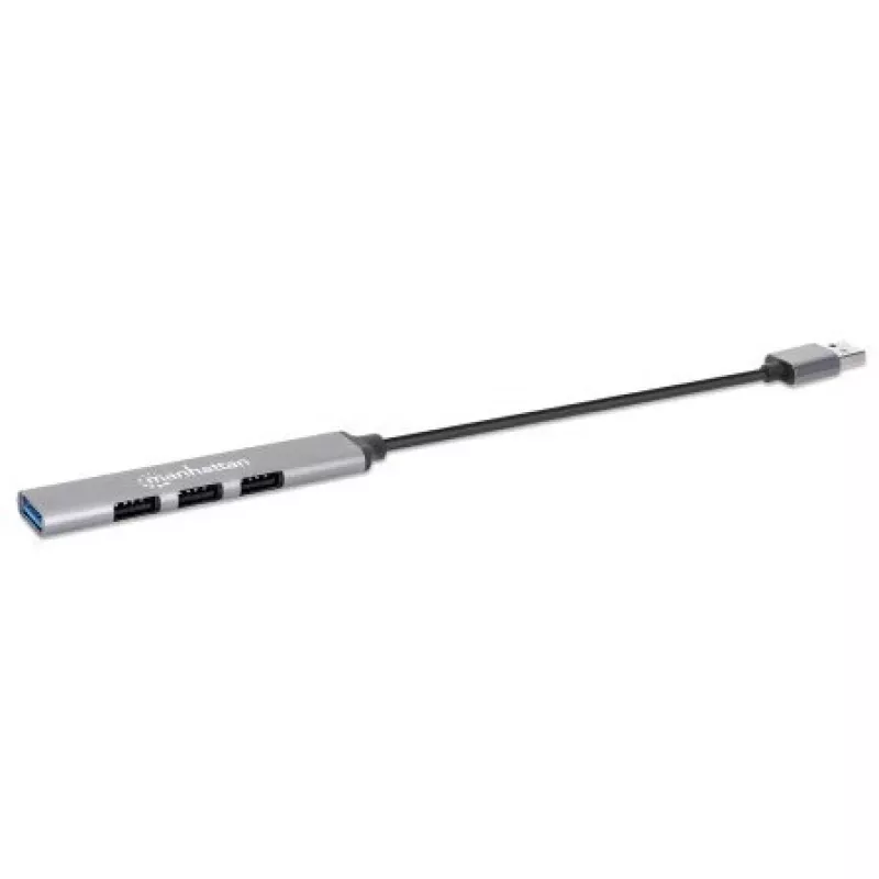 Manhattan USB-A 4-portový hub, 4x USB-A porty (1x 5 Gbps USB 3.2 Gen1…
