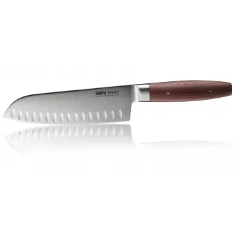 GEFU ENNO Santoku nôž s drážkami 18 cm
