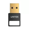 USB-Bluetooth adaptér Unitek B105B — USB 2.0 Type-A, BLE v5.3, 3 Mbit/s, čierny, Plug-and-Play