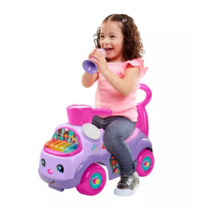 Ride On Fisher Price Musical Parade fialová