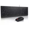 Káblová súprava klávesnice a myši Lenovo Essential 4X31R64445 — USB káblová full-size klávesnica a káblová USB myš