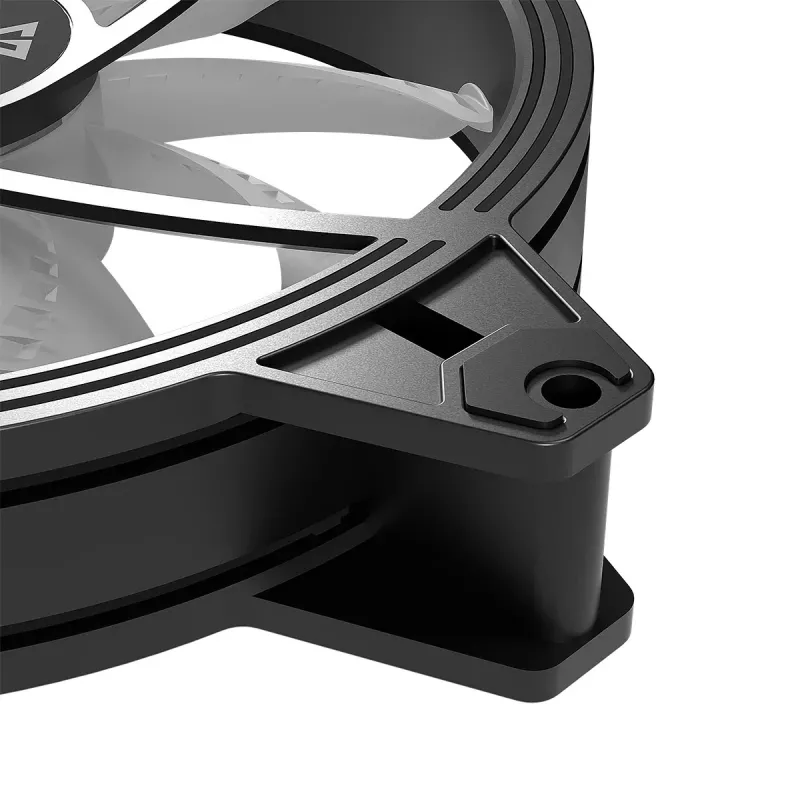 Počítačový ventilátor MODECOM VOLCANO APEX 140 ARGB čierny Reverse 140 mm