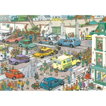 Jumbo Jan van Haasteren Jumbo geht einkaufen 1000 dielikov puzzle (20028)