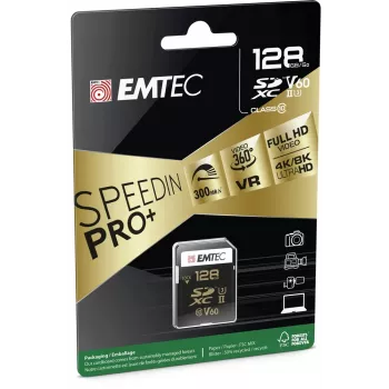 Flash pamäť Emtec 128 GB UHS-II SpeedIN PRO+