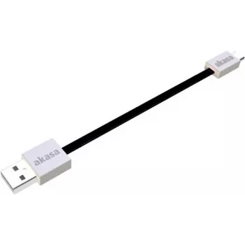 USB kábel Akasa 0,15m USB 2.0 A/Micro-B